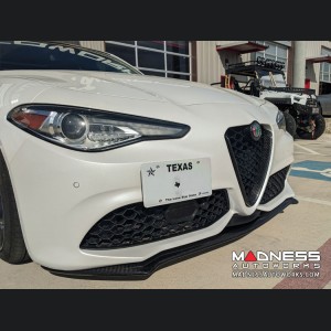 Alfa Romeo Giulia Front Spoiler - Carbon Fiber - Italia Style - Stile Italia - Sport/ Ti/ Veloce - V3